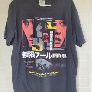 Rucking Fotten Infinity Pool Movie Tee Large Cronenberg Mia Goth Horror Graphic